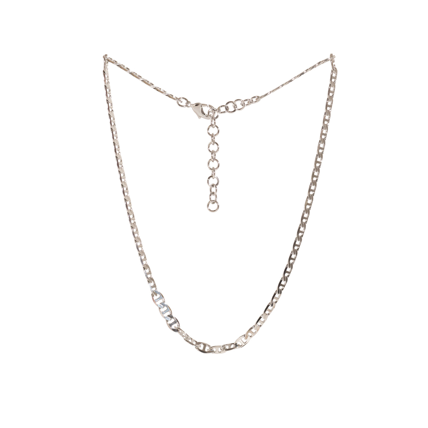 Grande Elouise Chain Necklace, 925 Silver