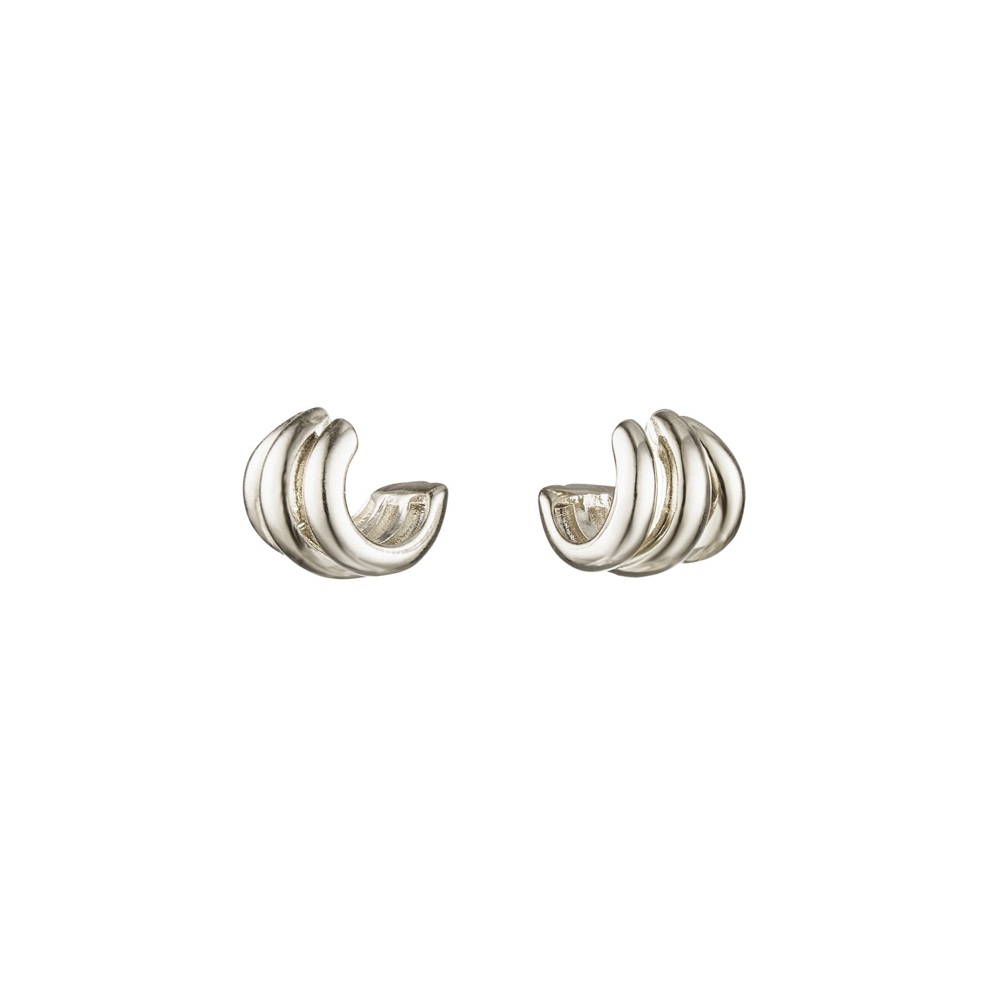 BETTINA HOOPS, Sterling Silver Plating