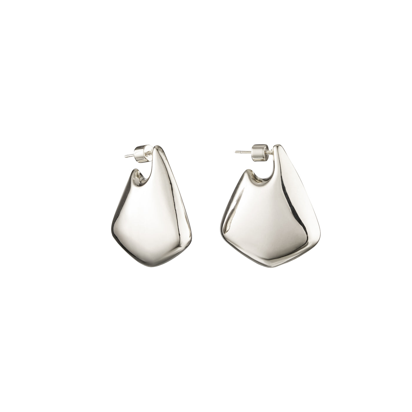 COLLINA EARRINGS, Sterling Silver Plated