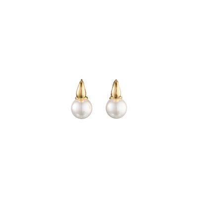 PICCOLA PEARL EARRINGS, 14KT Gold Plated