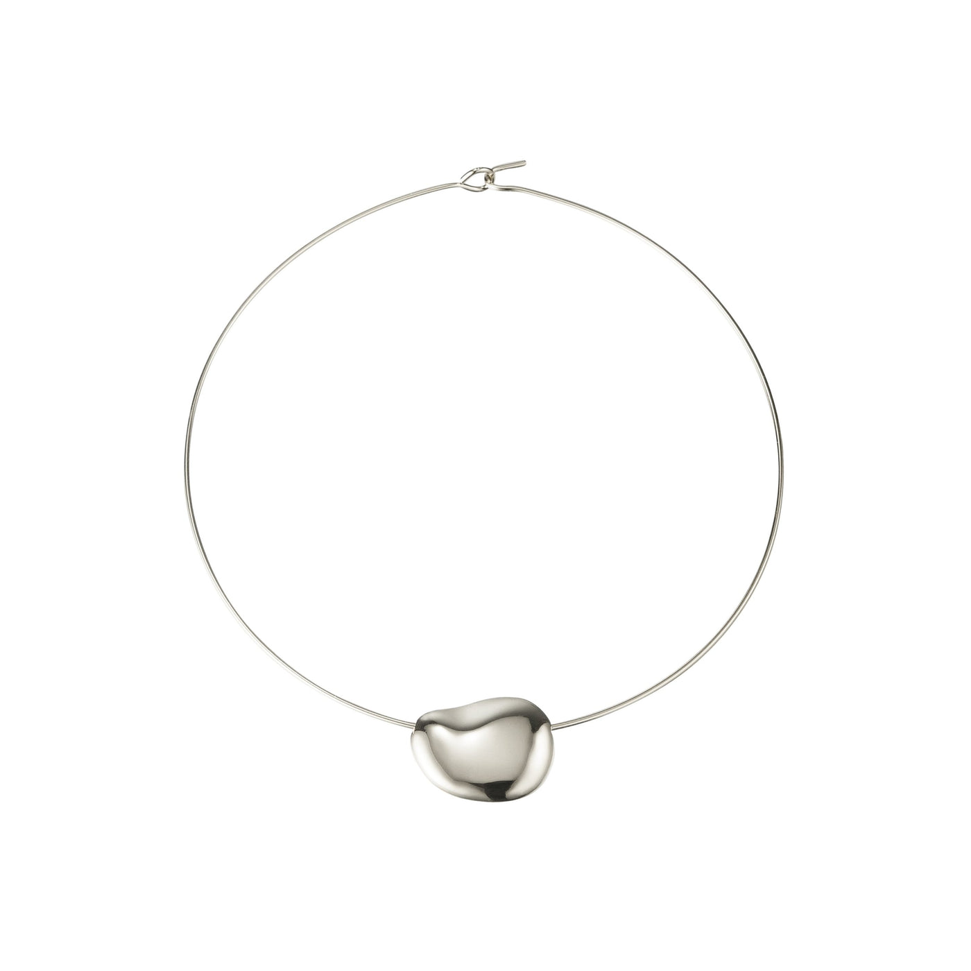 FAVA CHOKER, Sterling Silver Plating