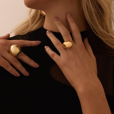 BAMBOLA RING, 14KT Gold Plated