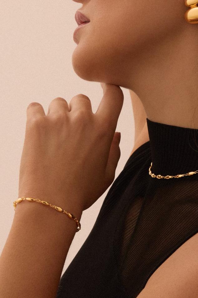 PIPPA BRACELET, 14KT Gold Plated