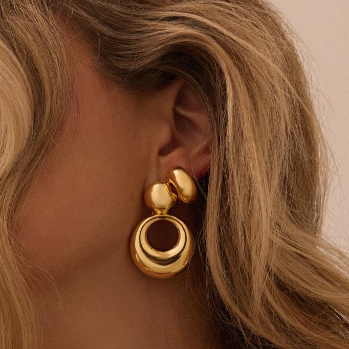 MICRO HOOPS, 14K Gold Plating