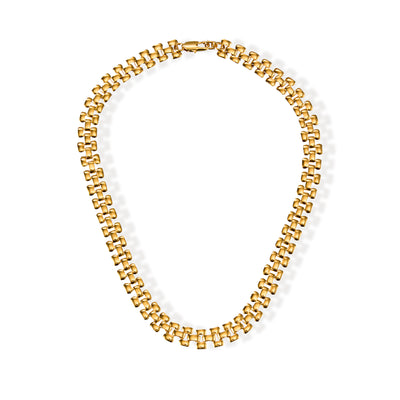 Lola Chain  Necklace, 18KT Gold Plated